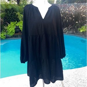 Skies Are Blue Black Dress Size Medium but fits more like a Large.